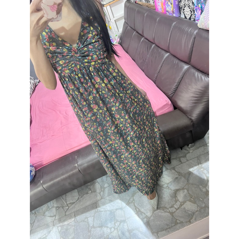 [PRELOVED] DRESS PANJANG WANITA. dress maxi. dress pantai. dress bunga bunga