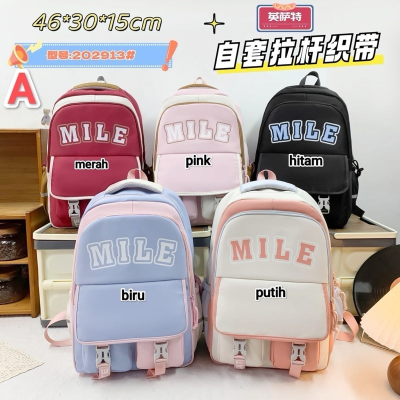 Tas Ransel WANITA Laptop Anti Air / 558 / Tas sekolah SD SMP SMA WANITA PREMIUM BACKPACK