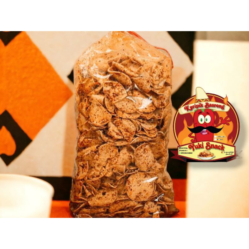 

Keripik Basreng original dan pedas