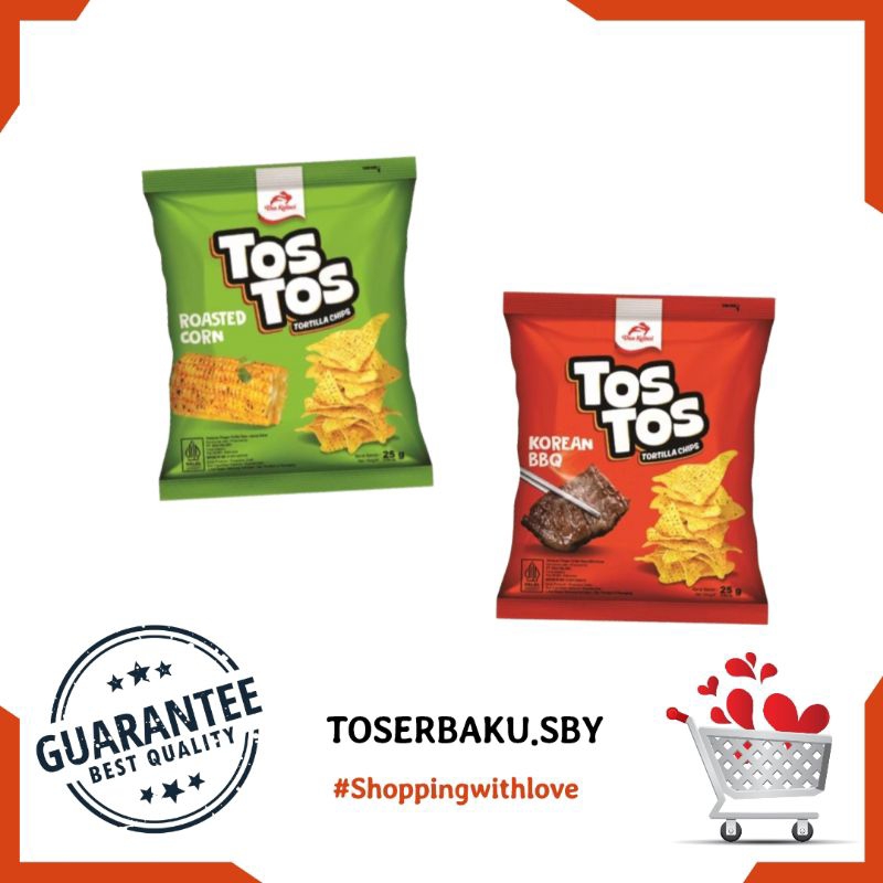 

Tos Tos Tortilla Chips Renceng isi 10 × 22 g / Dua Kelinci / Snack / Chips