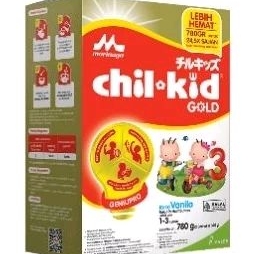Chil Kid 3  Morinaga 1-3 tahun Vanila/Madu 800/780gr Chilkid 3 (kemasan baru)