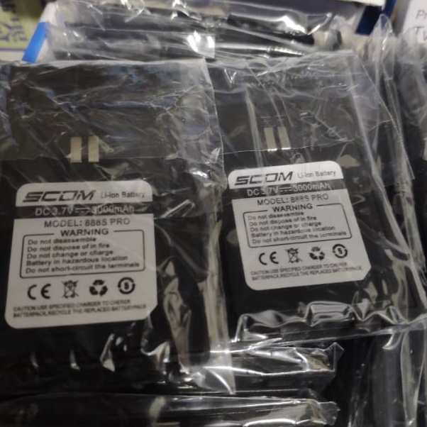 KODE J19N Battery baterai original HT Scom 888s PRO 3mAh