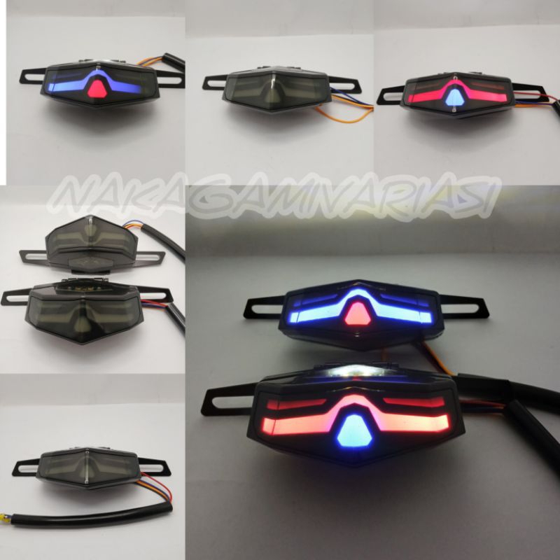 Lampu Stop sein + breket Model klx Belakang RX king klx + sein sen