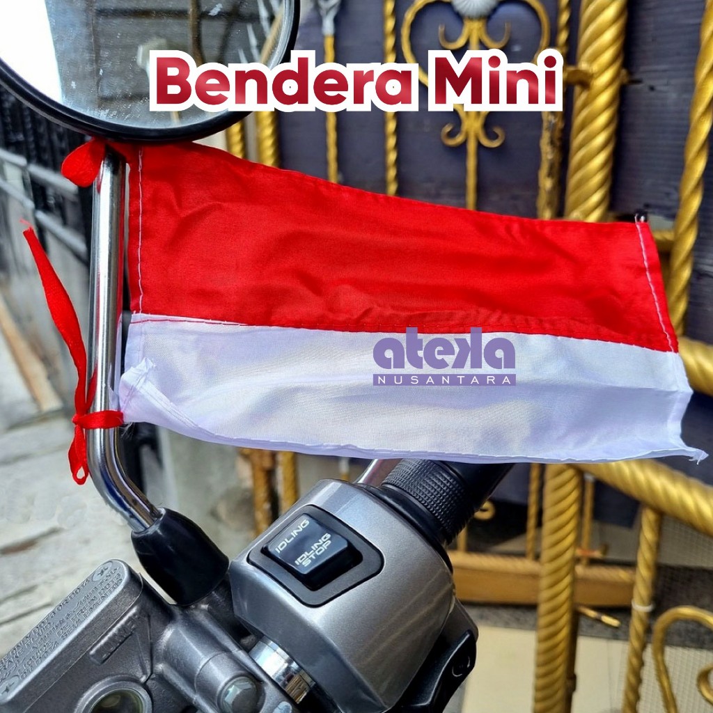 Bendera Mini - Bendera motor, bendera indonesia mini