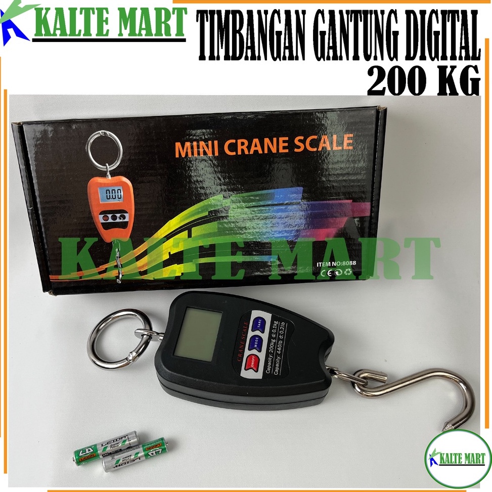 Timbangan Gantung Digital 2Kg Timbangan Gantung barang 2Kg KODE E2B7