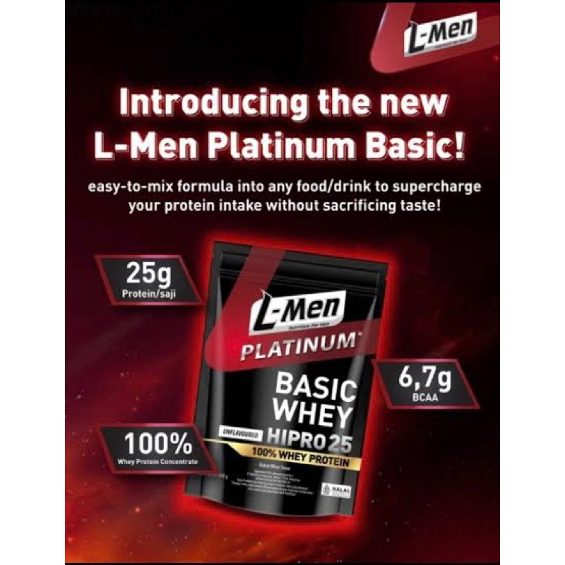 L-MEN PLATINUM BASIC WHEY PROTEIN