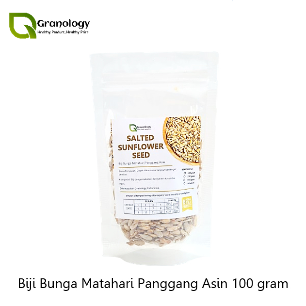 

Lightly Salted Roasted Sunflower Seed / Biji Bunga Matahari Rasa Asin (100 gram) by Granology