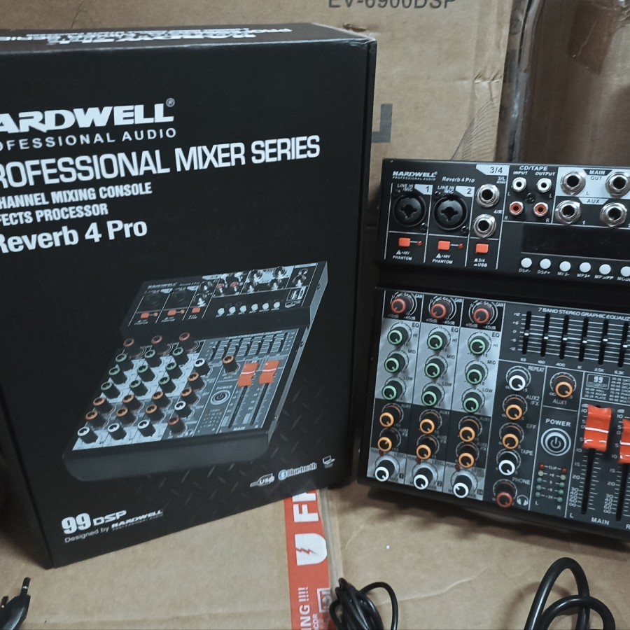 Hardwell Reverb 4 Reverb4 Mixer 2 Channel Soundcard USB Bluetooth