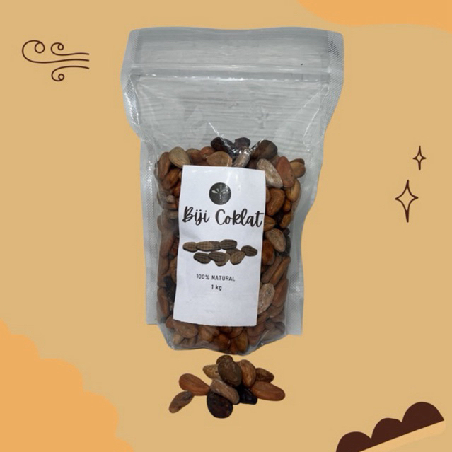 

Biji Coklat (Cacao Bean) Lokal Premium 100% 1 Kg