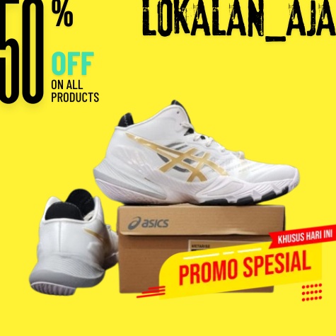 KODE O12P DISKON 5 Sepatu volly asics metarise terbaru sepatu olaraga unisex berdecit