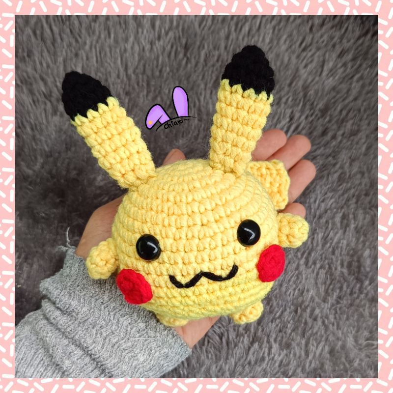 BONEKA PIKACHU || BONEKA POKEMON || AMIGURUMI PIKACHU