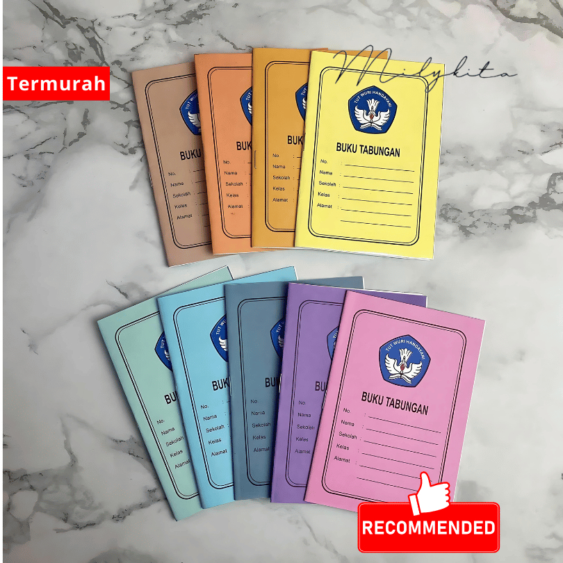 

Buku Tabungan Anak Sekolah Keuangan Kecil 12 Halaman Murah Logo Tutwuri Handayani Murah