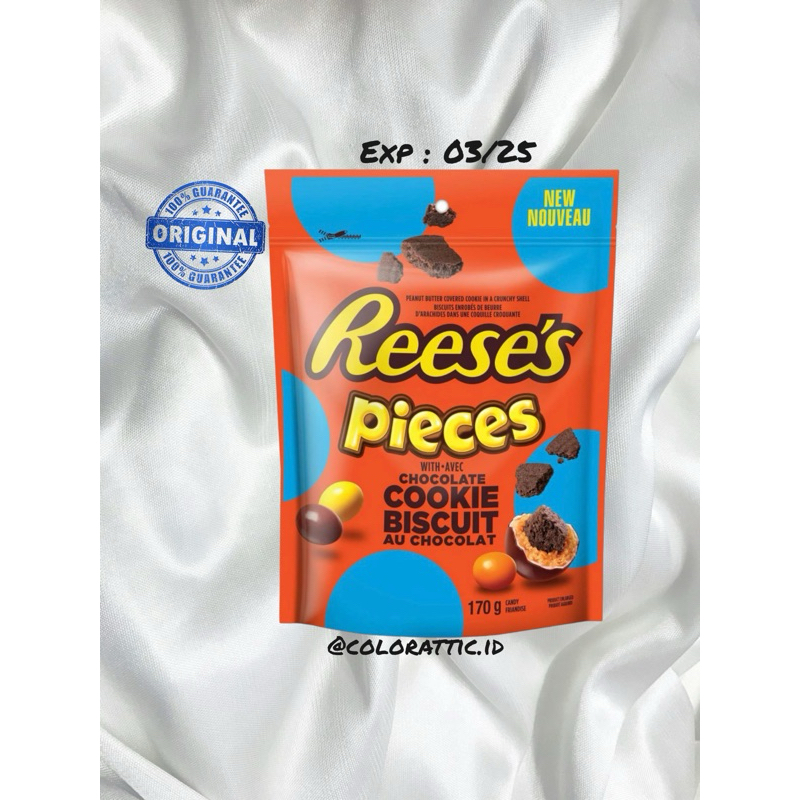 

Reese's Pieces With Chocolate Cookie Candy - From Canada