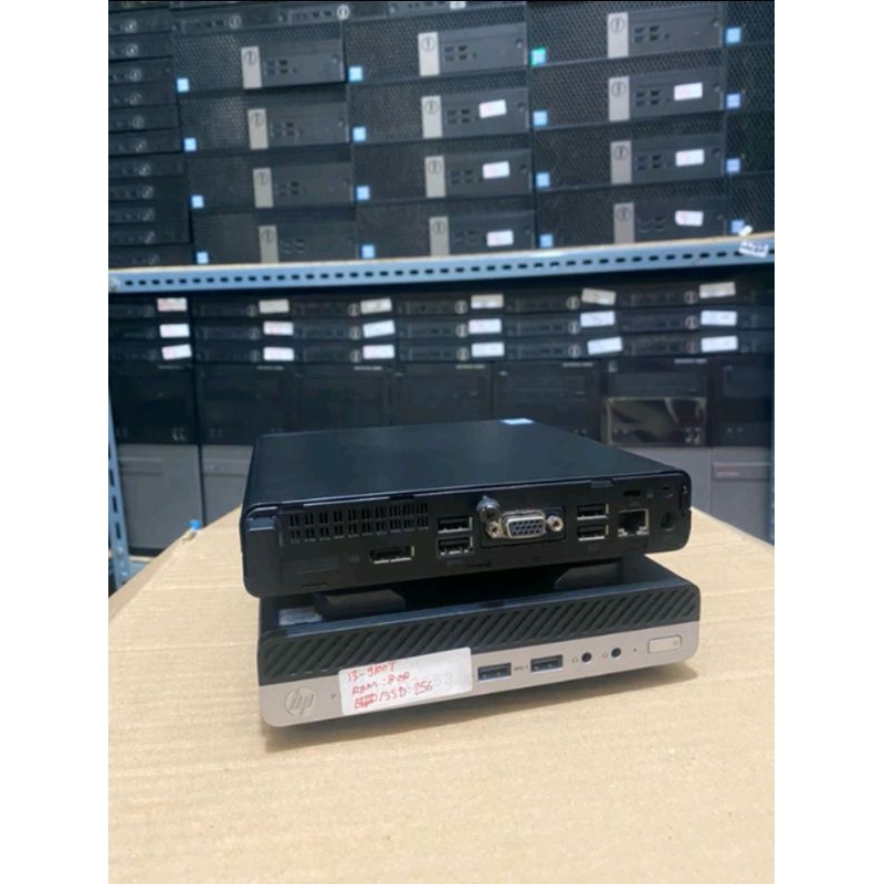 obral murah mini pc hp prodesk 400 G5 core i3 9100 memory 8GB ssd 256