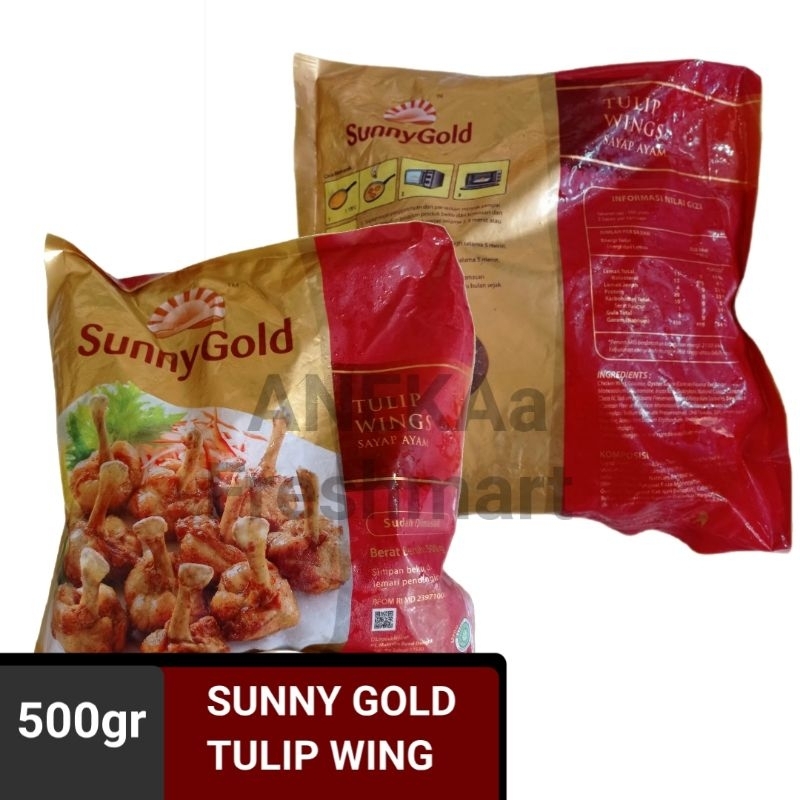 

SUNNY GOLD TULIP WING 500GR SAYAP AYAM BUMBU BENTUK TULIP