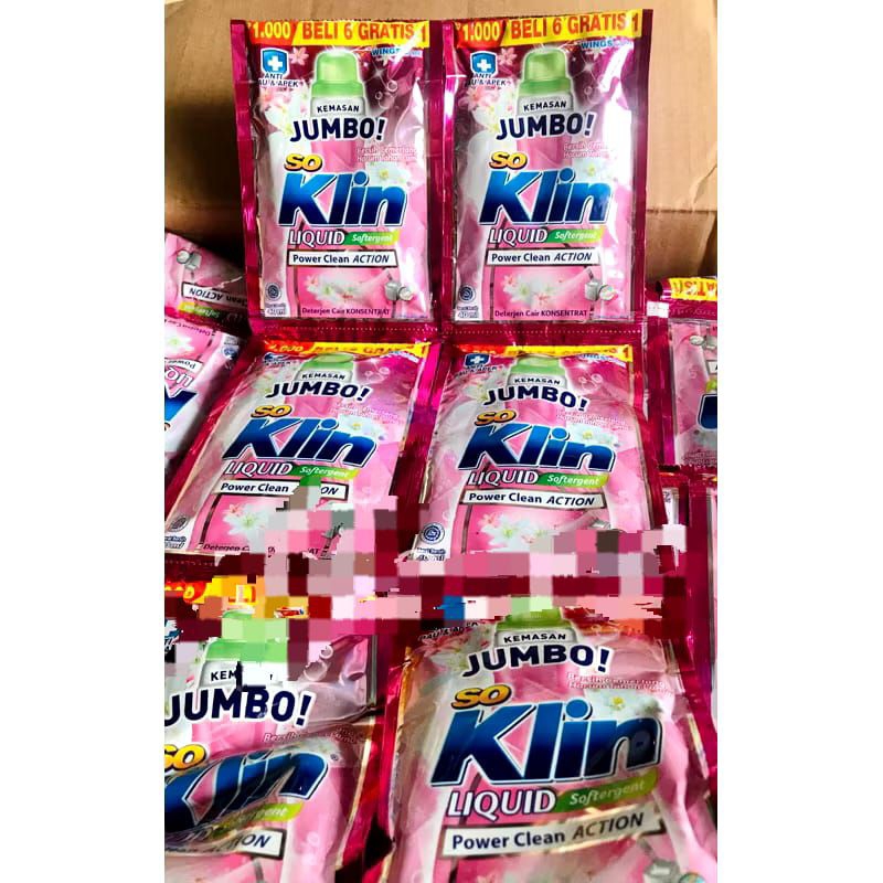 HR So Klin Renceng Pewangi pakaian renteng so klin pewangi