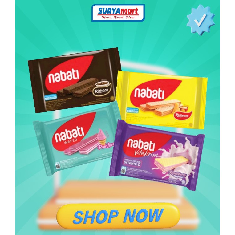 

Nabati Wafer Regular - Netto 39 gr