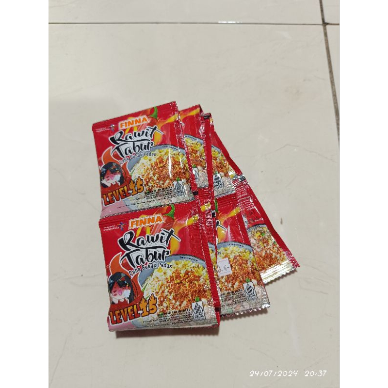 

Rawit Tabur Finna / cabe bubuk (12 Pcs x 6 gr)