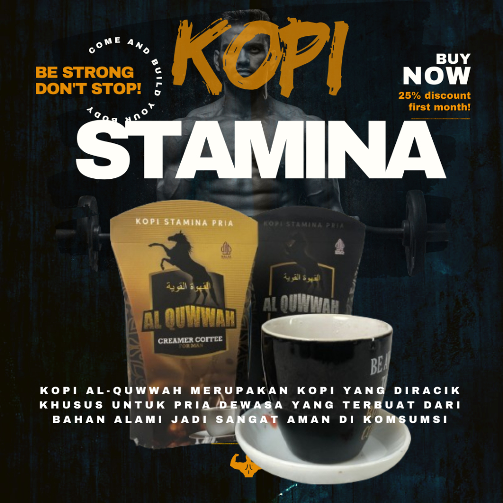 

Kopi Al-Quwwah Pria Menambah Stamina Pria,Kopi Perkasa,Kopi Kuat,Kopi Tahan Lama,Kopi Kuat,Kopi Penambah Stamina Pria