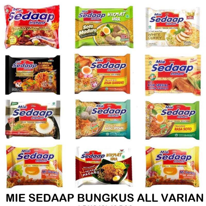 

Mie Sedaap All Varian