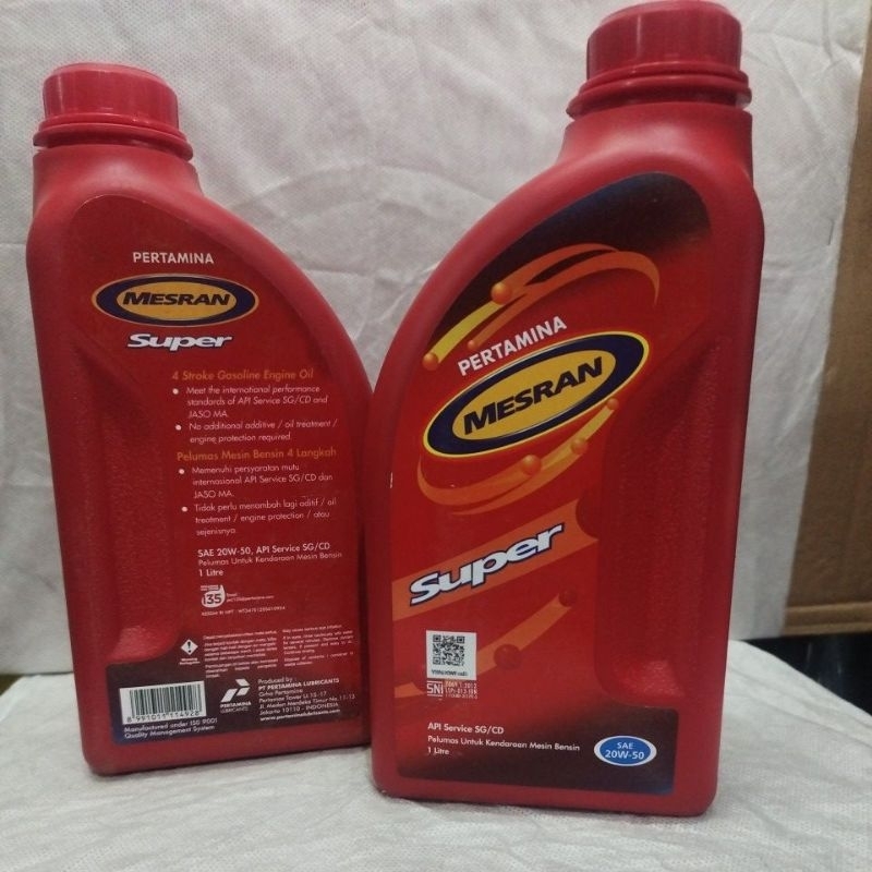 Mesran Super 20W-50 Oli Mesin Mesran Super 20W-50