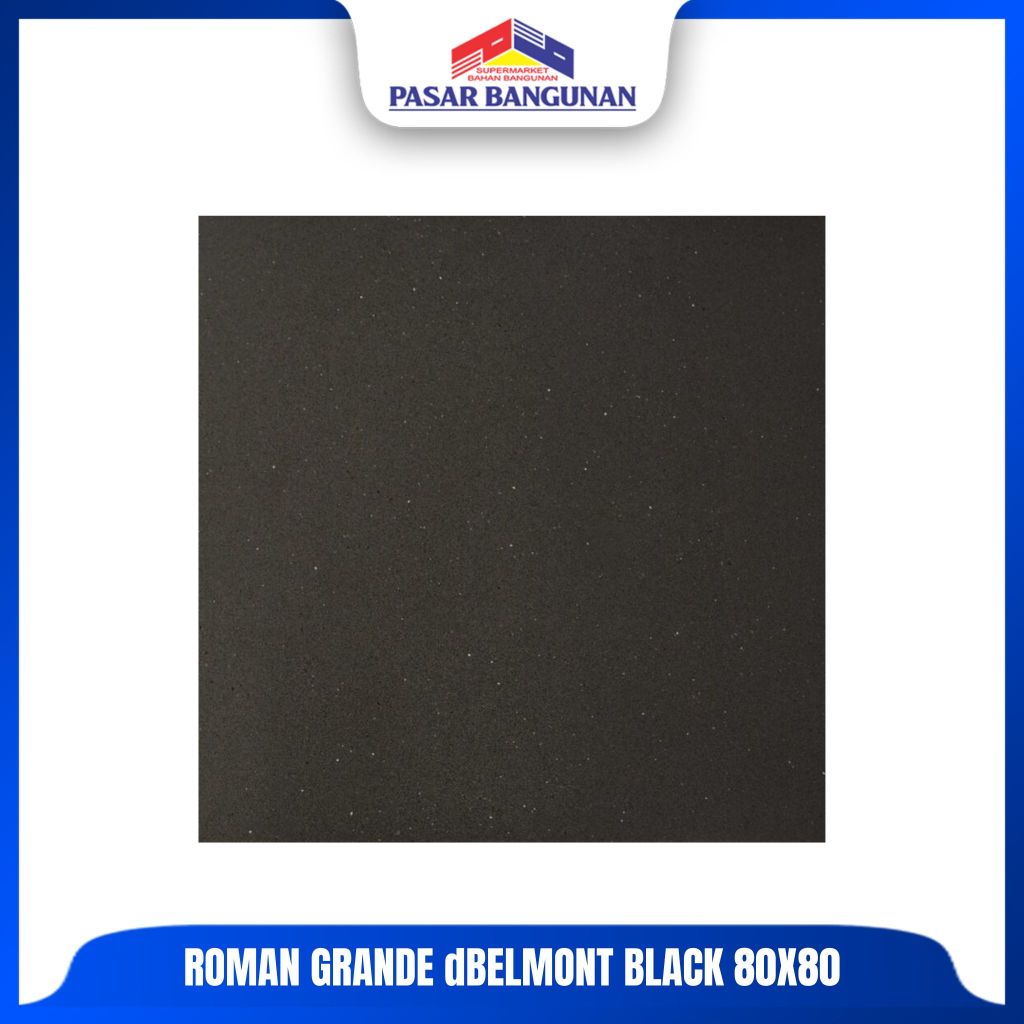 Roman Granit Grande dBelmont Black 80X80