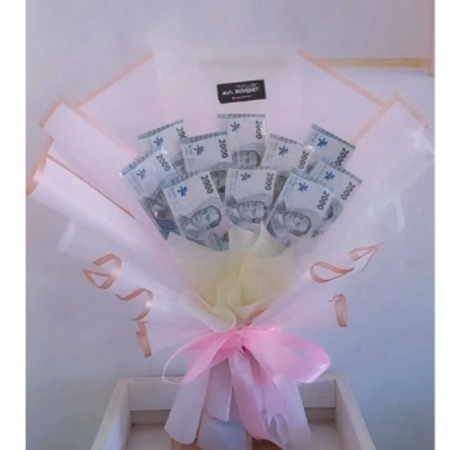 Bucket pecahan uang 2k asli murah ready siap kirim setiap hari