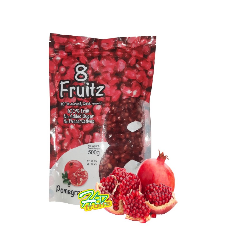 

8 Fruitz Pomegranate IQF 500 Gr | Pomegranate Frozen