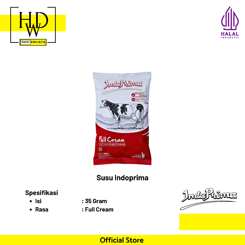 

[35gr] Susu Indoprima Full Cream Untuk Penggemuk Badan Sachet