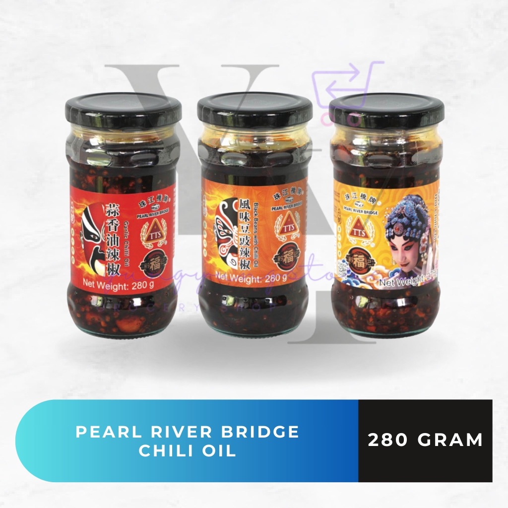 

Pearl River Bridge Hot / Garlic / Black Beans With Chili Oil 280 gram