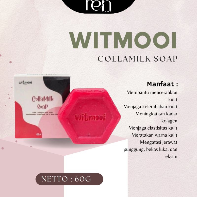 [BPOM] Original Sabun COLLAMILK SOAP BY WITMOOI / COLLA MILK SABUN / SABUN WITMOOI COLLAMILK