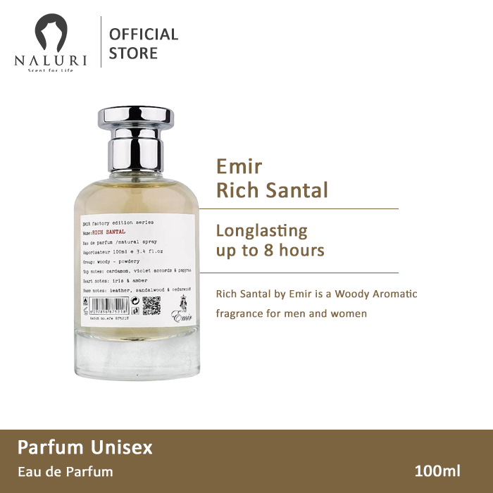 Parfum Emir Factory Edition Rich Santal for Unisex EDP 100ml