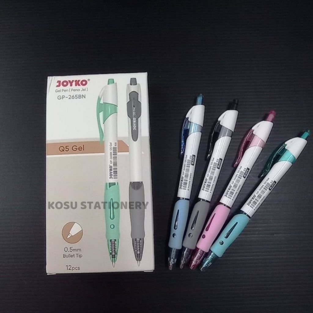 

BOLPEN GEL / BALLPOINT GEL / PULPEN GEL / POLPEN GEL JOYKO GP 265BN Q5 HITAM