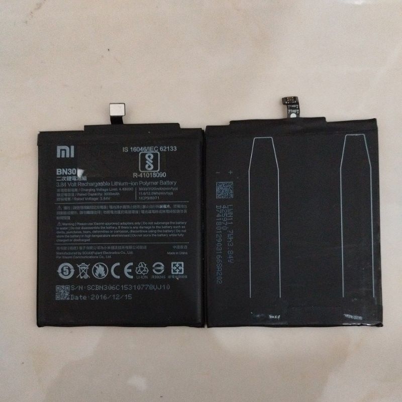 BATERAI BATRE BATERAY BATTERAI BATTERAY XIAOMI REDMI 4A / 4A PRIME BN30 ORIGINAL COPOTAN ASLI