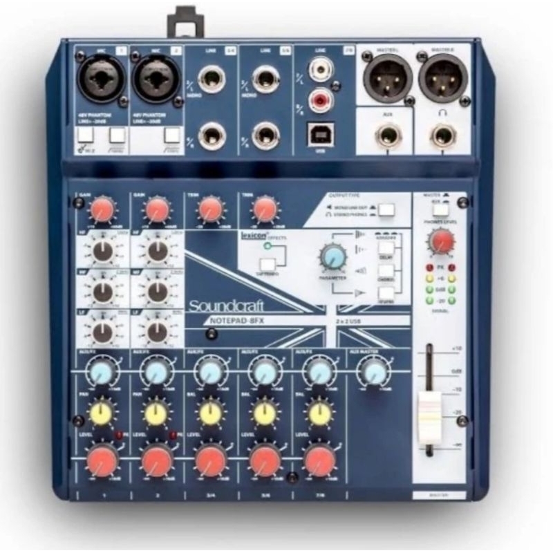 Mixer SOUNDCRAFT Notepad 8FX | Notepad8FX | Notepad 8 FX Original