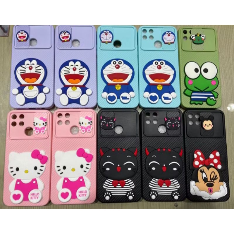 Case Kamera Slide Casing Lucu Case Motif Untuk Vivo y12 y17 y15