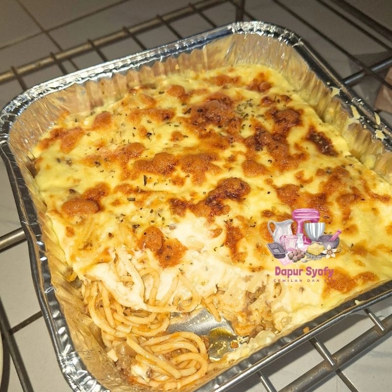 

SPAGHETTI BRULEE JAKARTA | SPAGHETTI BECHAMEL JAKARTA | BAKED SPAGHETTI CREAMY