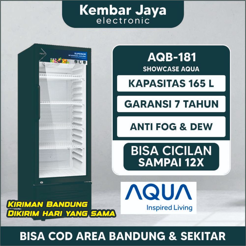 Showcase Aqua AQB181 Chiller Aqua AQB 181 Anti Fog - AQB181 = 4 RAK 165L