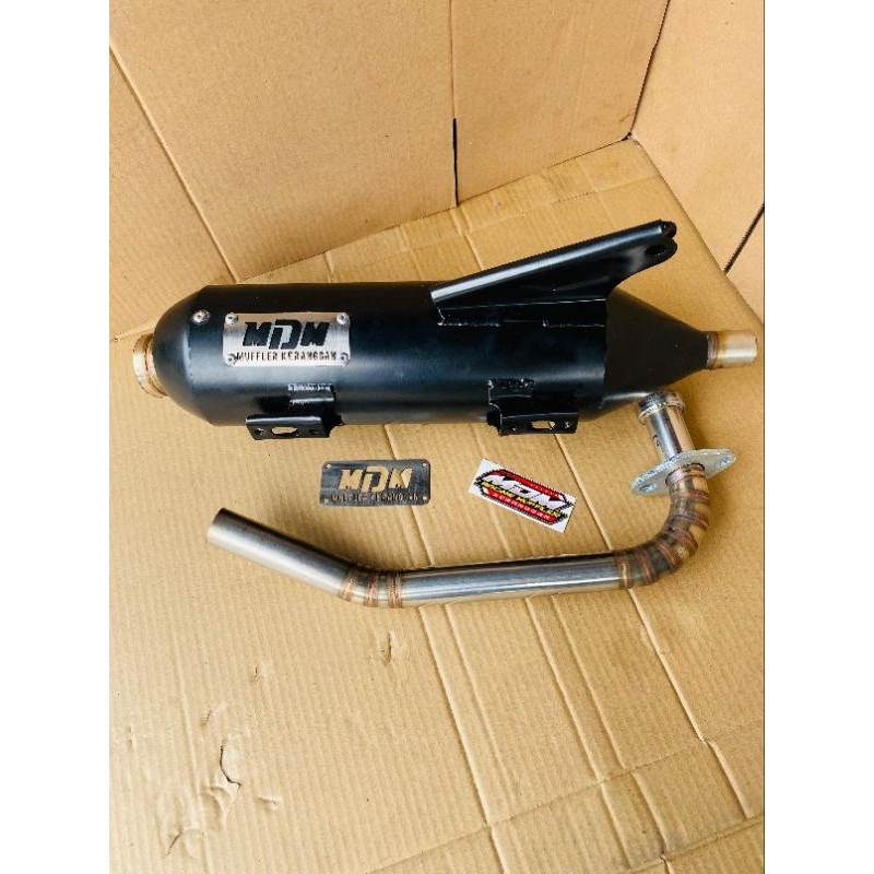 KNALPOT SET KONDOMAN MIO SPORTY MIO / MIO SOUL / MIO SMILE EMBLEM STENLIS