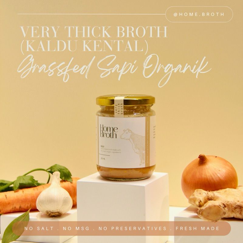 

(Very thick) Homebroth Premium Organic Grassfeed Beef Bone Broth