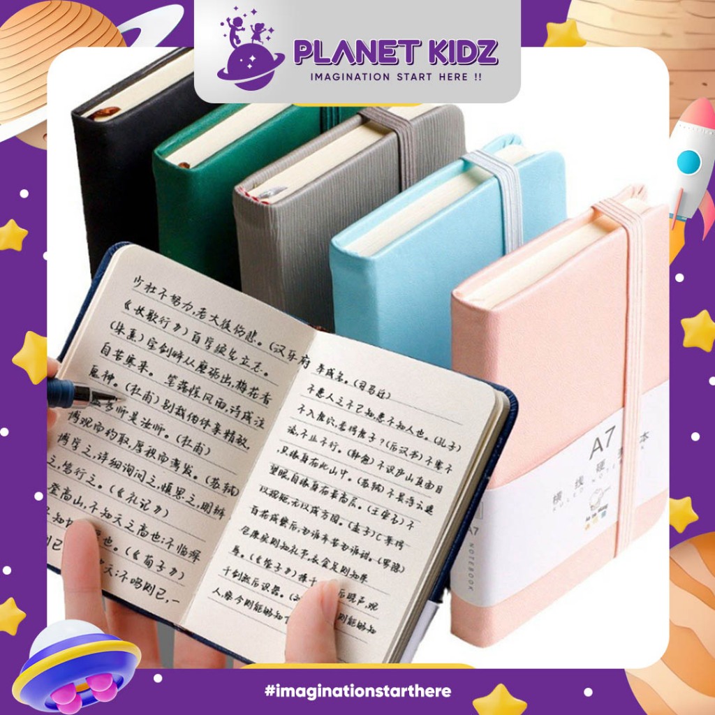 

PLANETKIDZ BK162 Notebook A6A7 Pocket Buku Diary Kecil Pertemuan Scrapbook 96 Lembar 192 Halaman