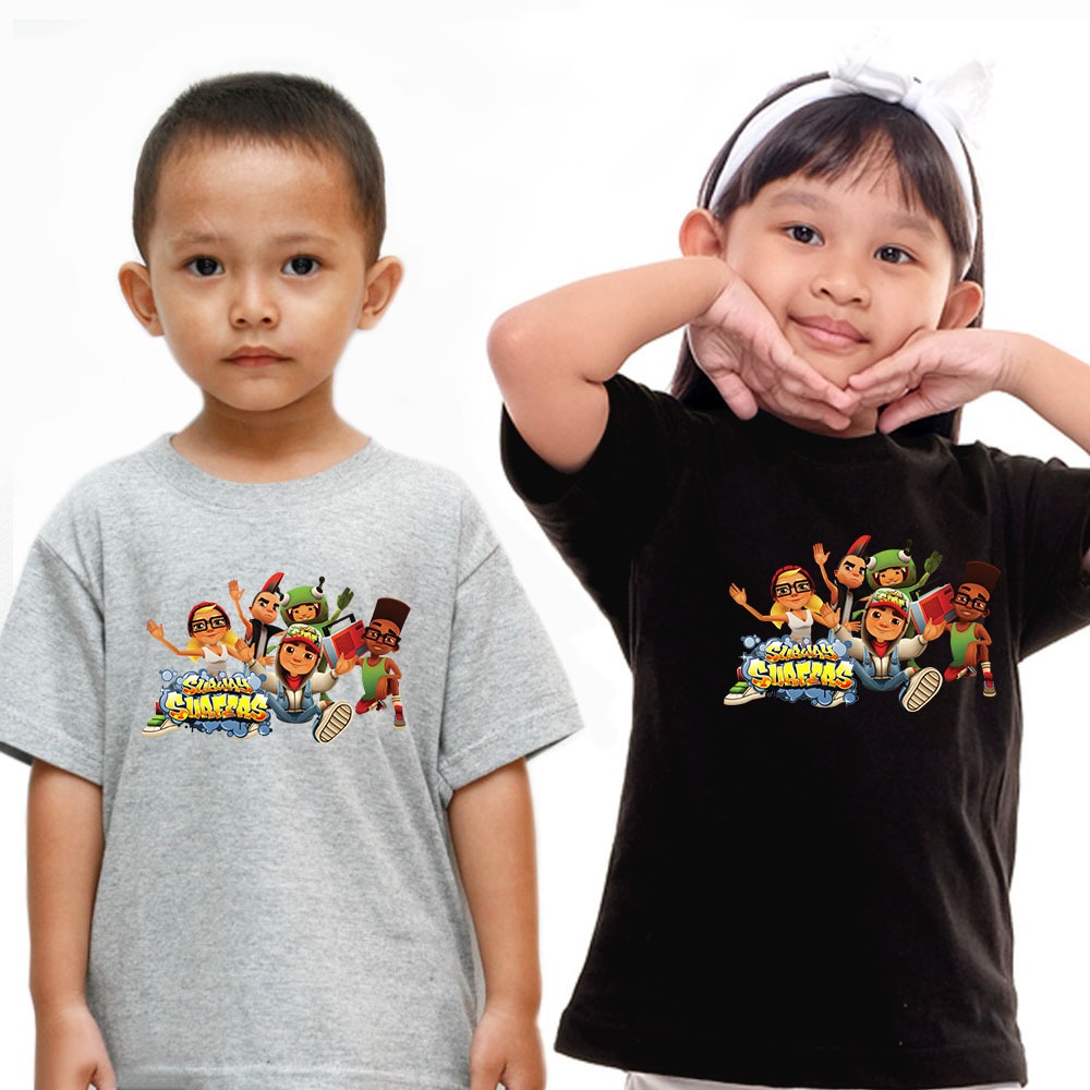 KAOS ANAK UNISEX SUBWAY SURFERS