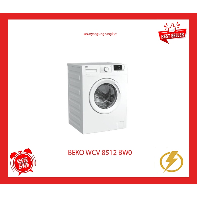 FRONT LOADING BEKO 8 KG 2200 WATT - WCV 8512 BW0
