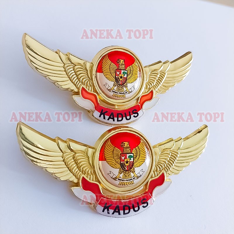 Wing Kadus Garuda Merah Putih Pin Wing Kadus Atribut Perangkat Desa - Aneka Topi