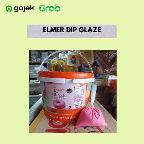 

Elmer Dip Glaze Topping Donut Strawberry 250 Gram