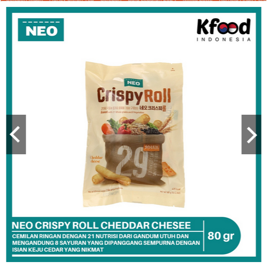 

Neo Crispy Roll Cheddar Cheese 80gr