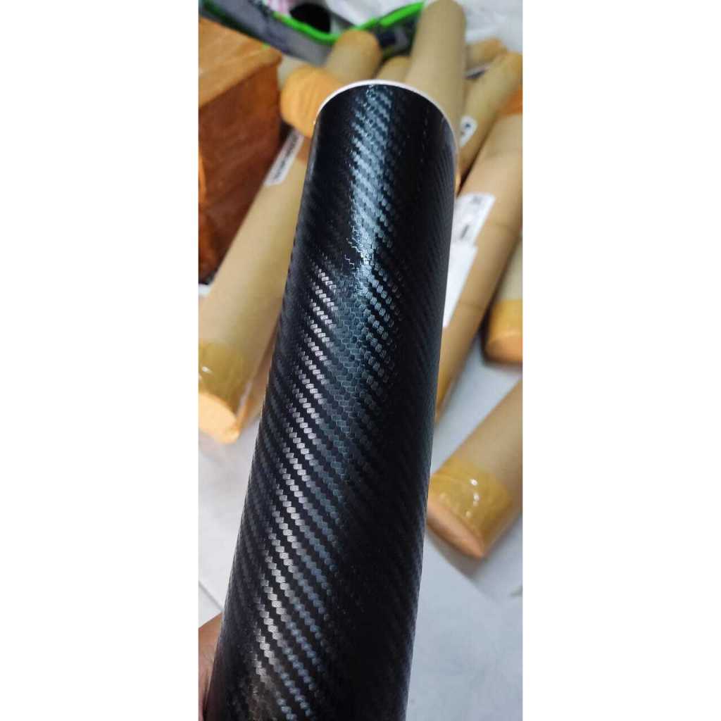 Skotlet Carbon kevlar  Hitam  Scotlet Karbon Stiker Kevlar Sticker Meteran Sepeda Motor Mobil