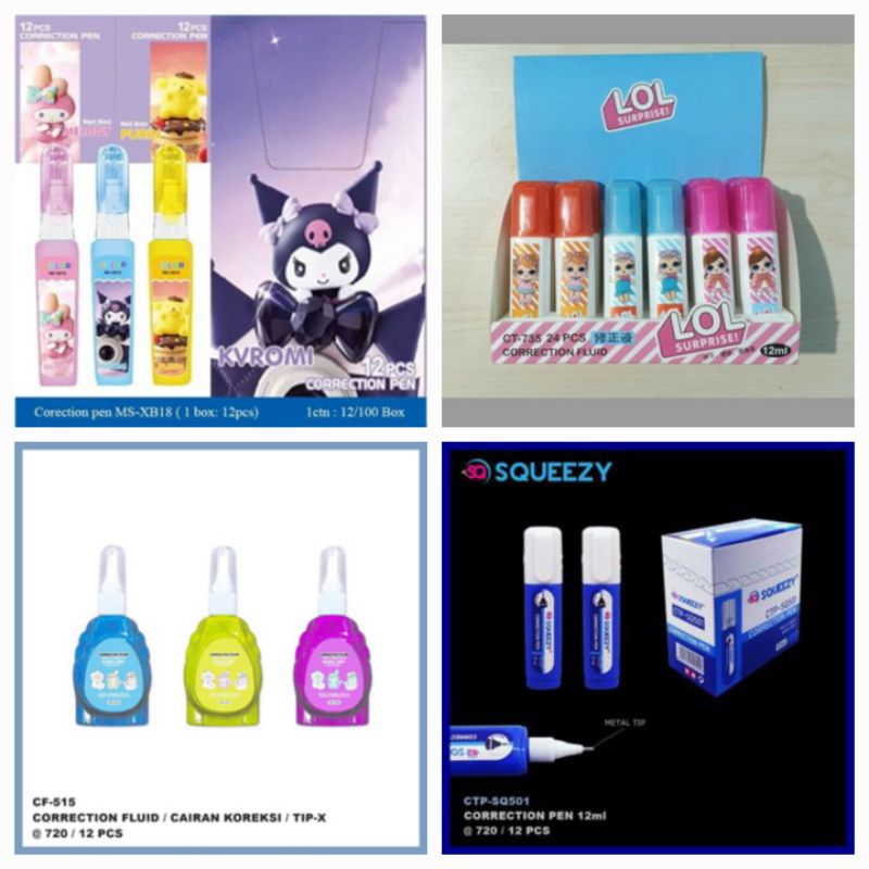 

Tip Ex Cair Correction Fluid LOL Fancy Ct 735/ sequezy501 SNR kuromoi / debozz