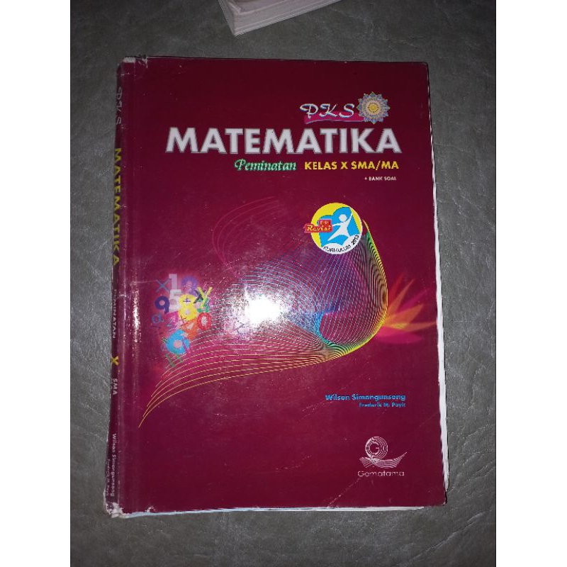 BUKU BEKAS BUKU MATEMATIKA MINAT KELAS 10 KURIKULUM 2013