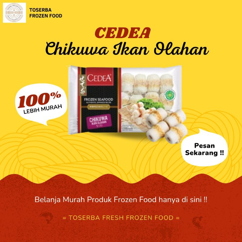 

CEDEA Chikuwa Ikan Olahan 250g Tray